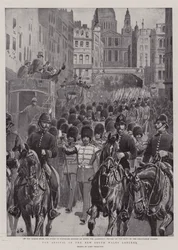 Die Ankunft der New South Wales Lancers